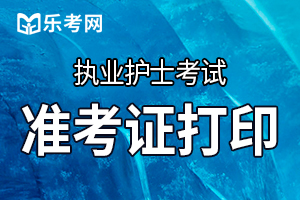 2020年天津护士资格考试准考证打印时间