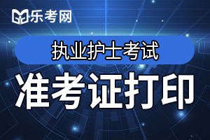 天津执业护士准考证打印入口：中国卫生人才网